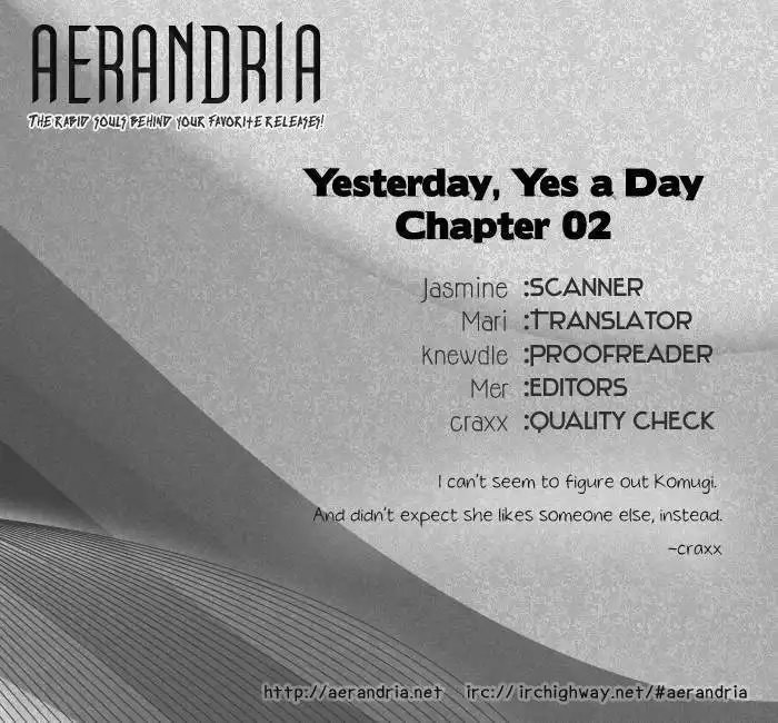 Yesterday, Yes a Day Chapter 2 3